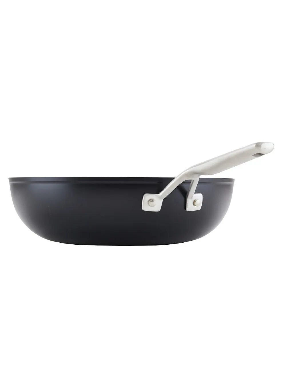 Сковорода-вок KitchenAid Hard-Anodized Aluminium Induction Nonstick Wok, 31 см — изображение 7 из 7, черный