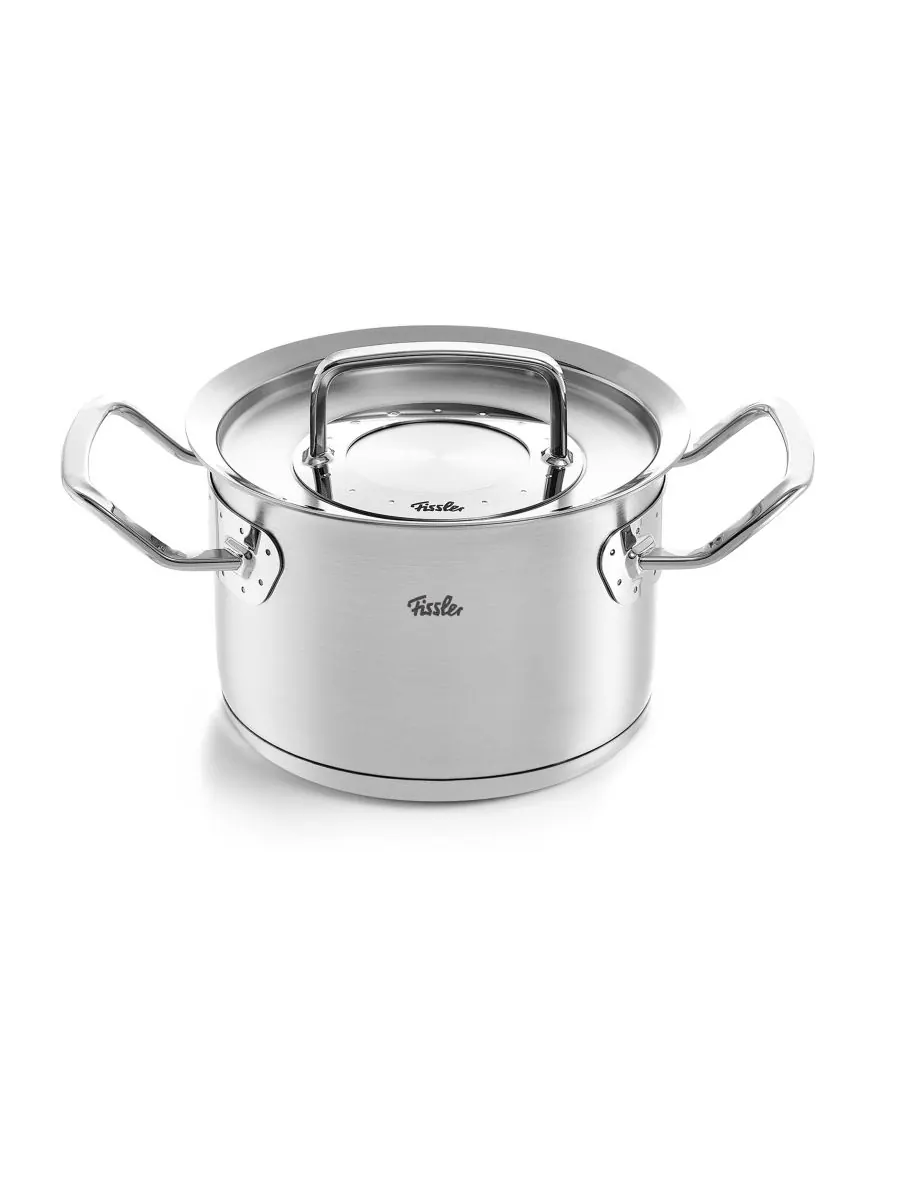 Кастрюля из нержавеющей стали Original-Profi Collection с крышкой, 2,3 кварты (около 1 литра)