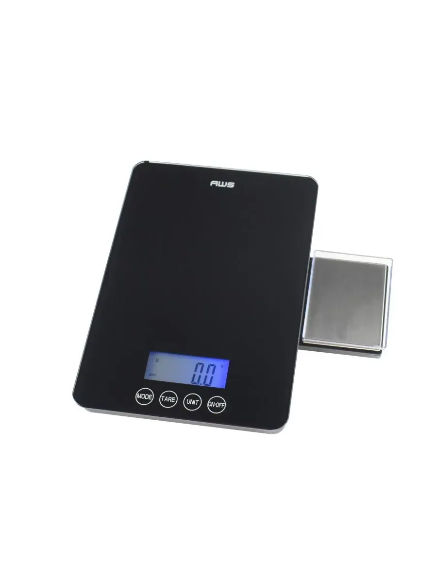 Цифровые весы DK-5K с двойной платформой American Weigh Scales — изображение 3 из 4, черный