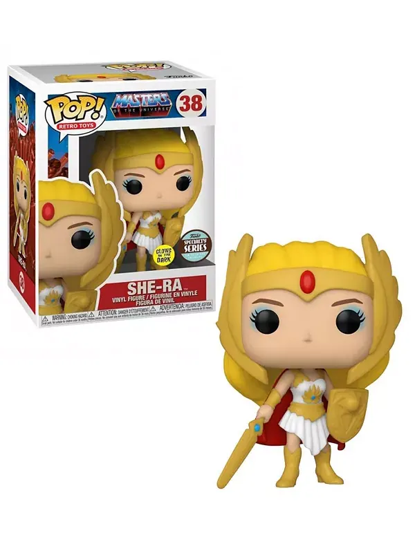 Виниловая фигурка «Властелины вселенной» | she-ra (сияние) Funko — изображение 2 из 3, желтый