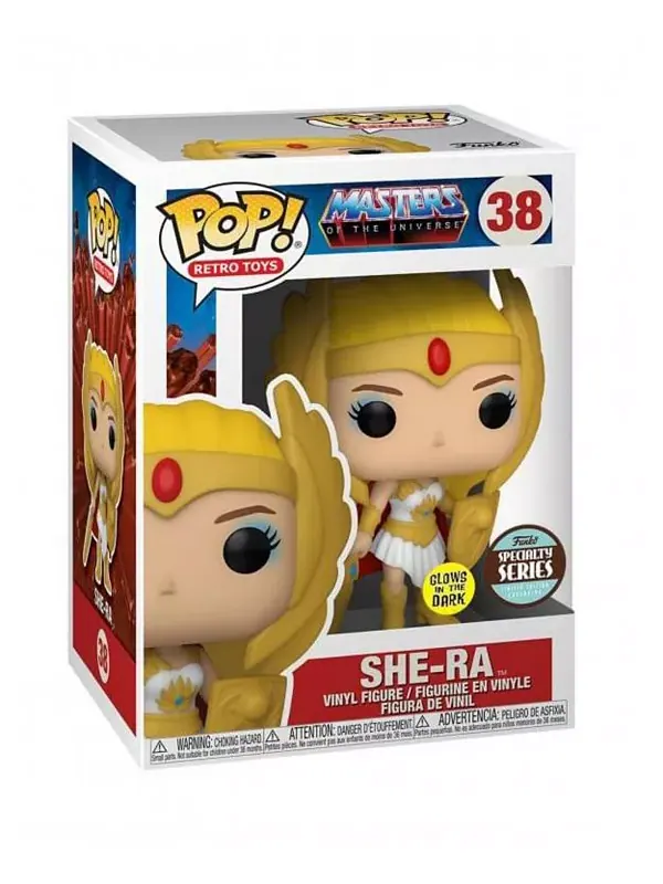 Виниловая фигурка «Властелины вселенной» | she-ra (сияние) Funko — изображение 3 из 3, желтый