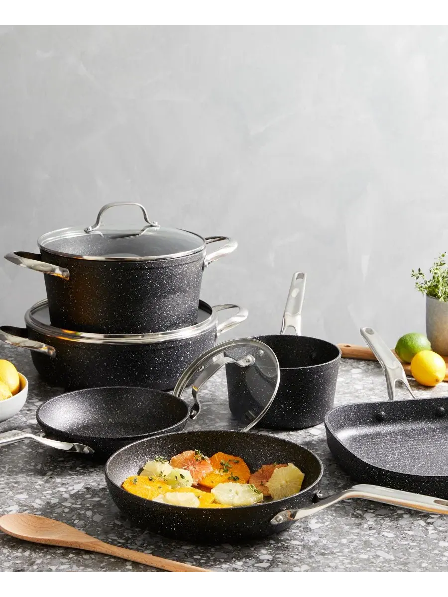 Набор из 9 предметов из литого алюминия IRONROC Cuisine::Pro — изображение 2 из 6, черный