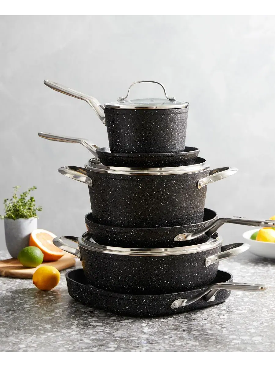 Набор из 9 предметов из литого алюминия IRONROC Cuisine::Pro — изображение 3 из 6, черный