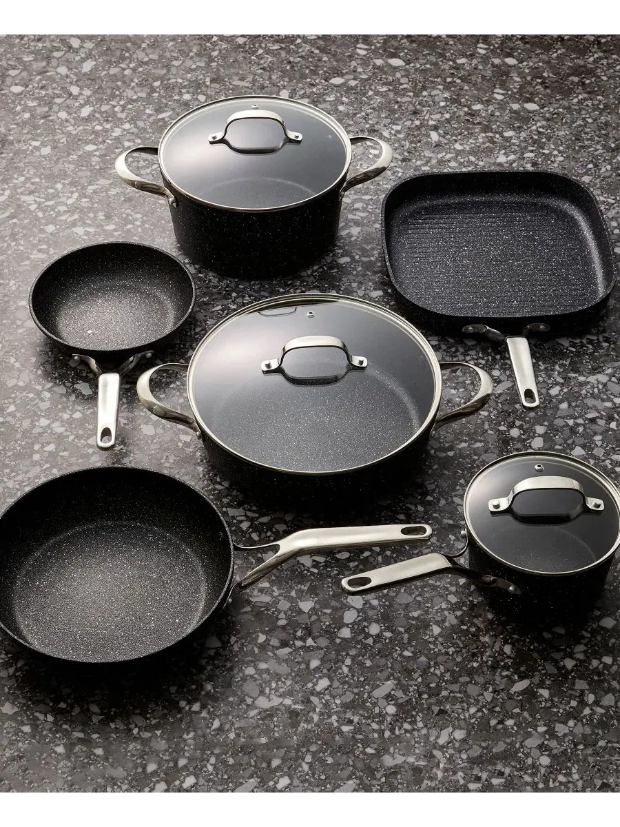Набор из 9 предметов из литого алюминия IRONROC Cuisine::Pro — изображение 4 из 6, черный