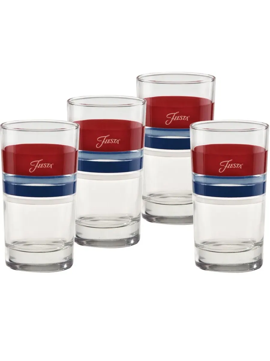 Набор из 4 стаканов для сока Americana Juice Glasses Fiesta