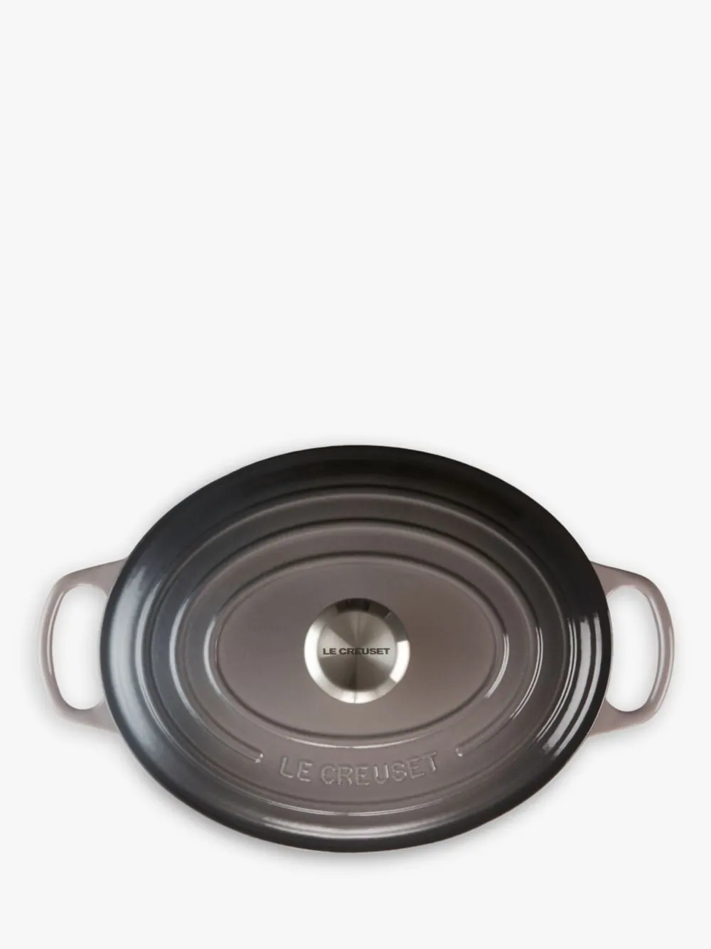 Кастрюля овальная Le Creuset Signature, 4,1 л, 27 см — изображение 4 из 4, флинт