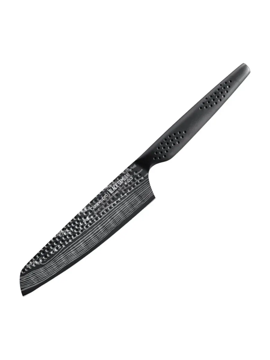 Нож Santoku Id3 Black Samurai 13 см Try Me Cuisine::Pro