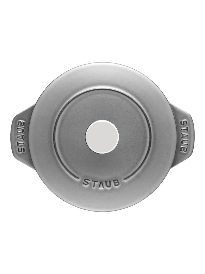 Чугунная рисоварка Staub Petite French Oven, 1,74 л, 16 см — изображение 3 из 4, серый