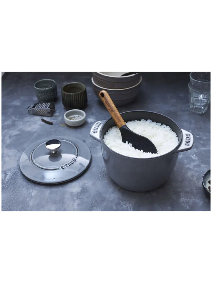 Чугунная рисоварка Staub Petite French Oven, 1,74 л, 16 см — изображение 4 из 4, серый