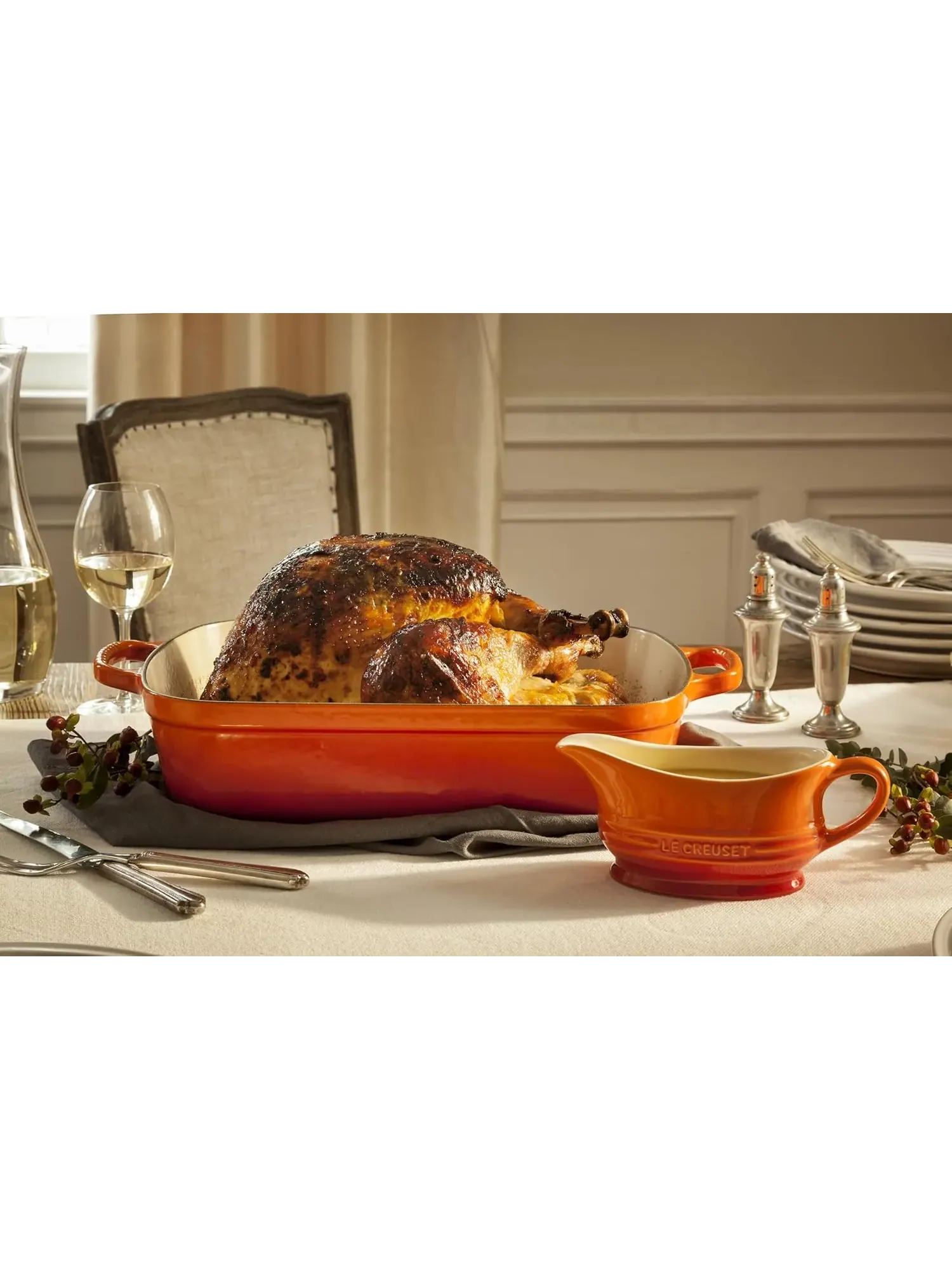 Форма для запекания Le Creuset, 33 см, 4,9 л — изображение 5 из 7, пламя