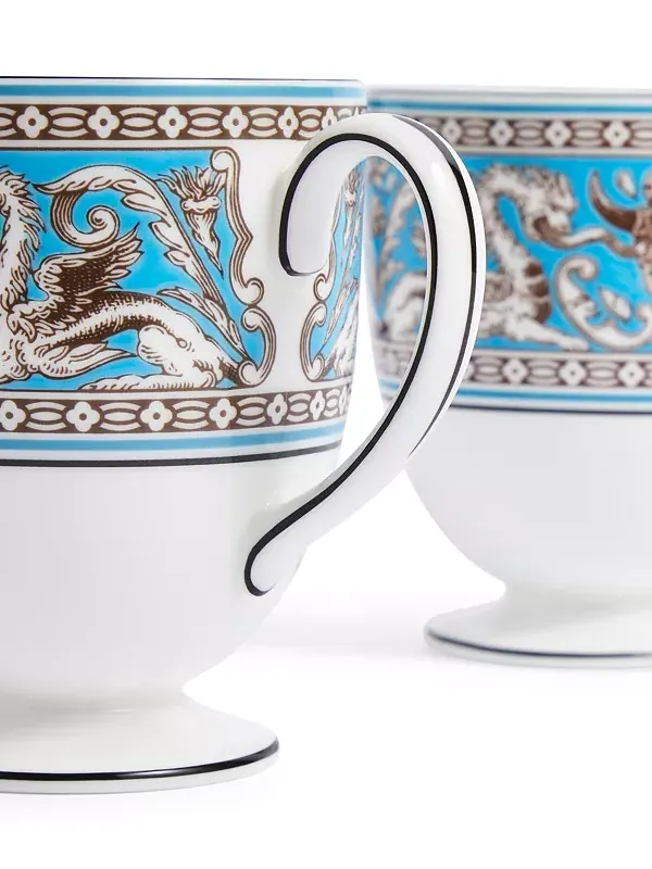 Флорентийские кружки бирюзового цвета, набор из 2 шт. Wedgwood — изображение 4 из 4, мульти