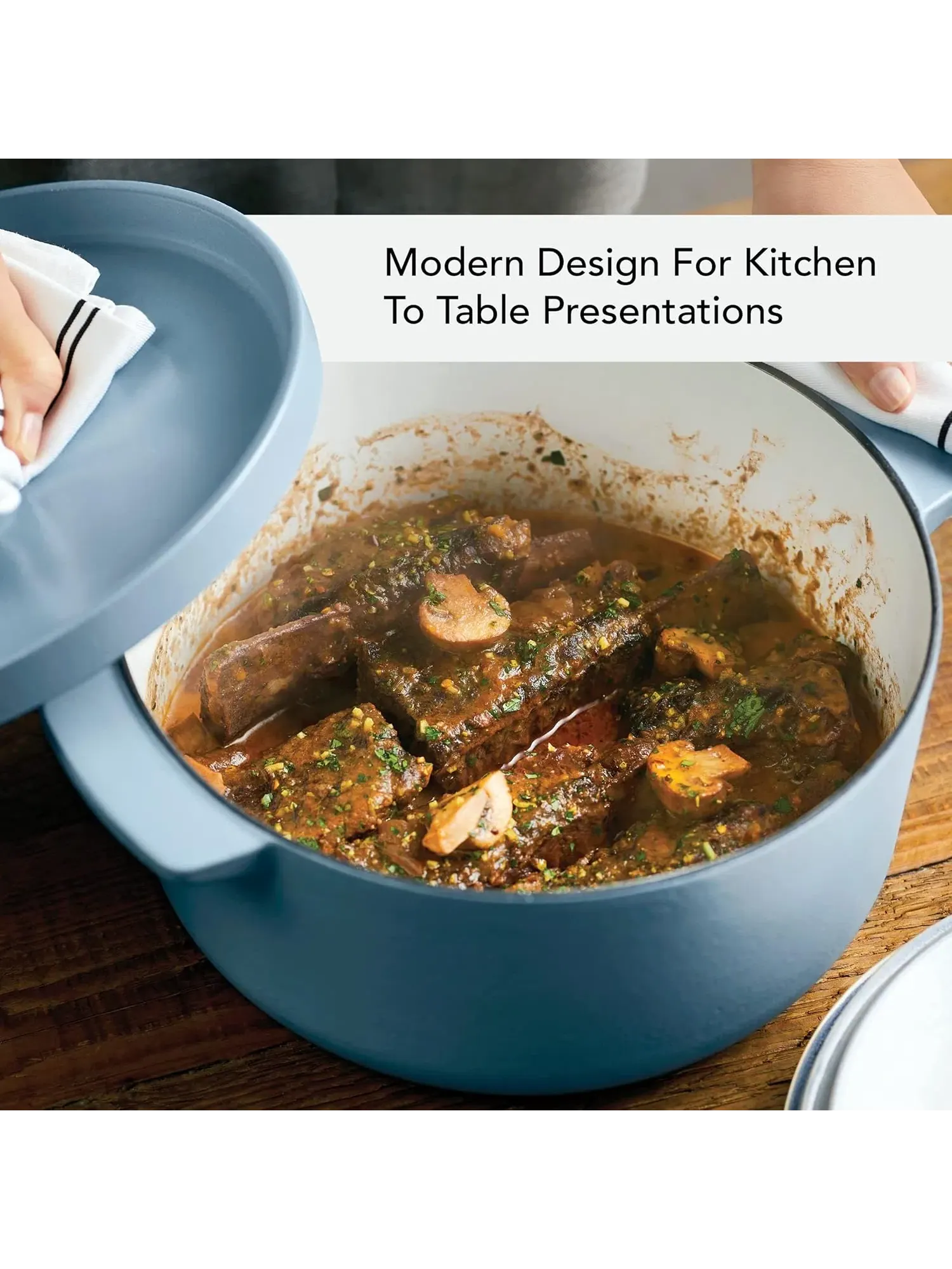 Кастрюля-жаровня KitchenAid Enameled Cast Iron Dutch Oven, 5,7 литра — изображение 6 из 14, мульти