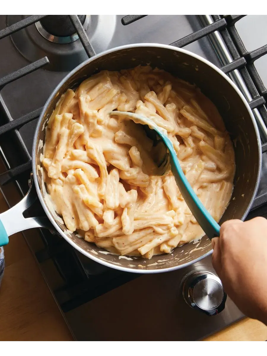 Алюминиевая антипригарная сковорода Cook + Create, 3 л Rachael Ray — изображение 3 из 4, синий