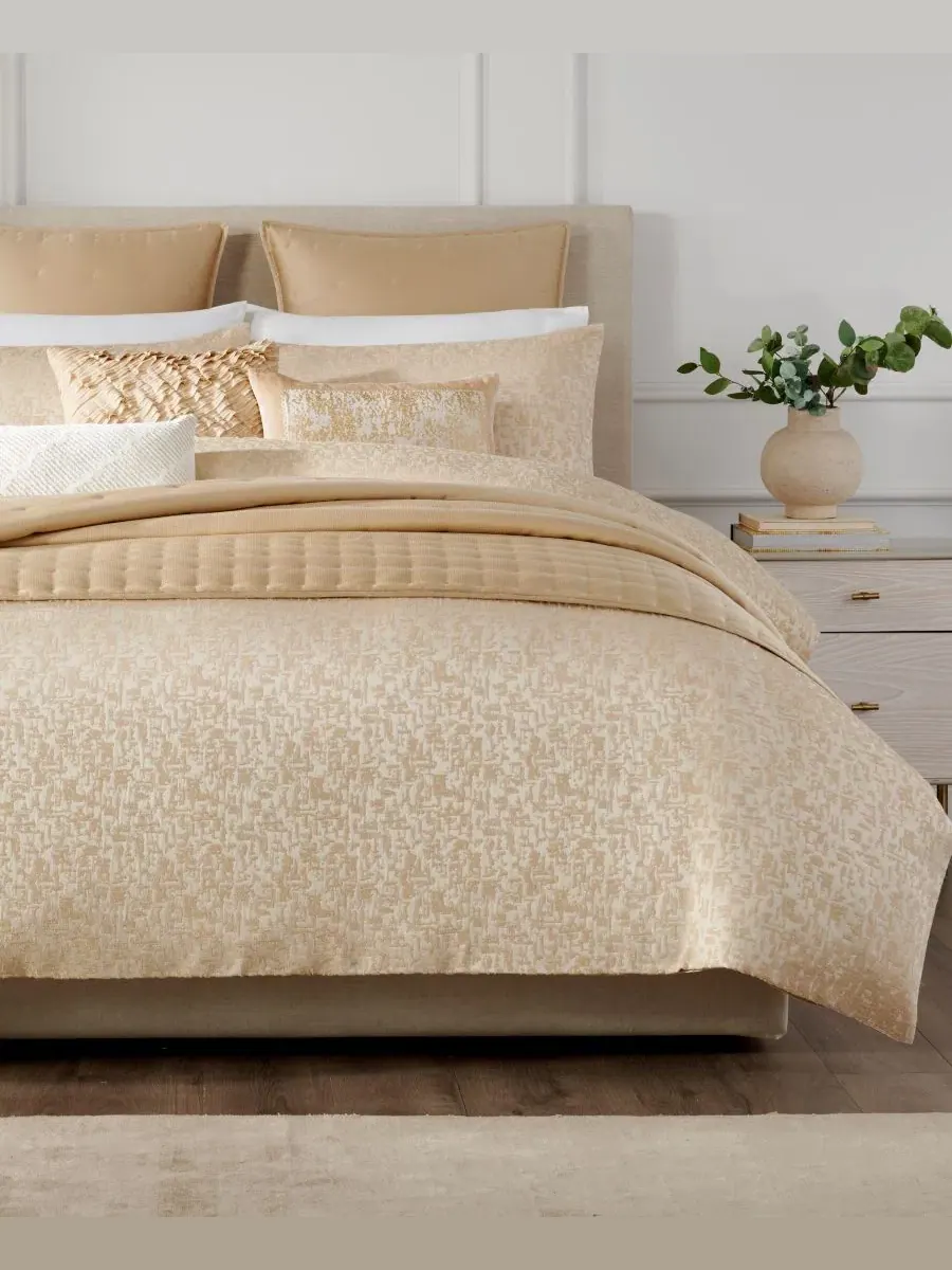 Фрагментированный узор Пододеяльник, King Donna Karan Home