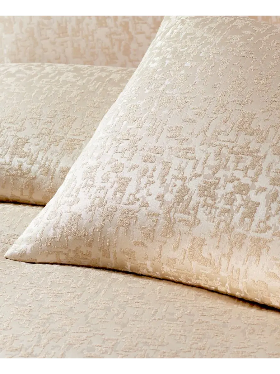 Фрагментированный узор Пододеяльник, King Donna Karan Home — изображение 3 из 3, золото
