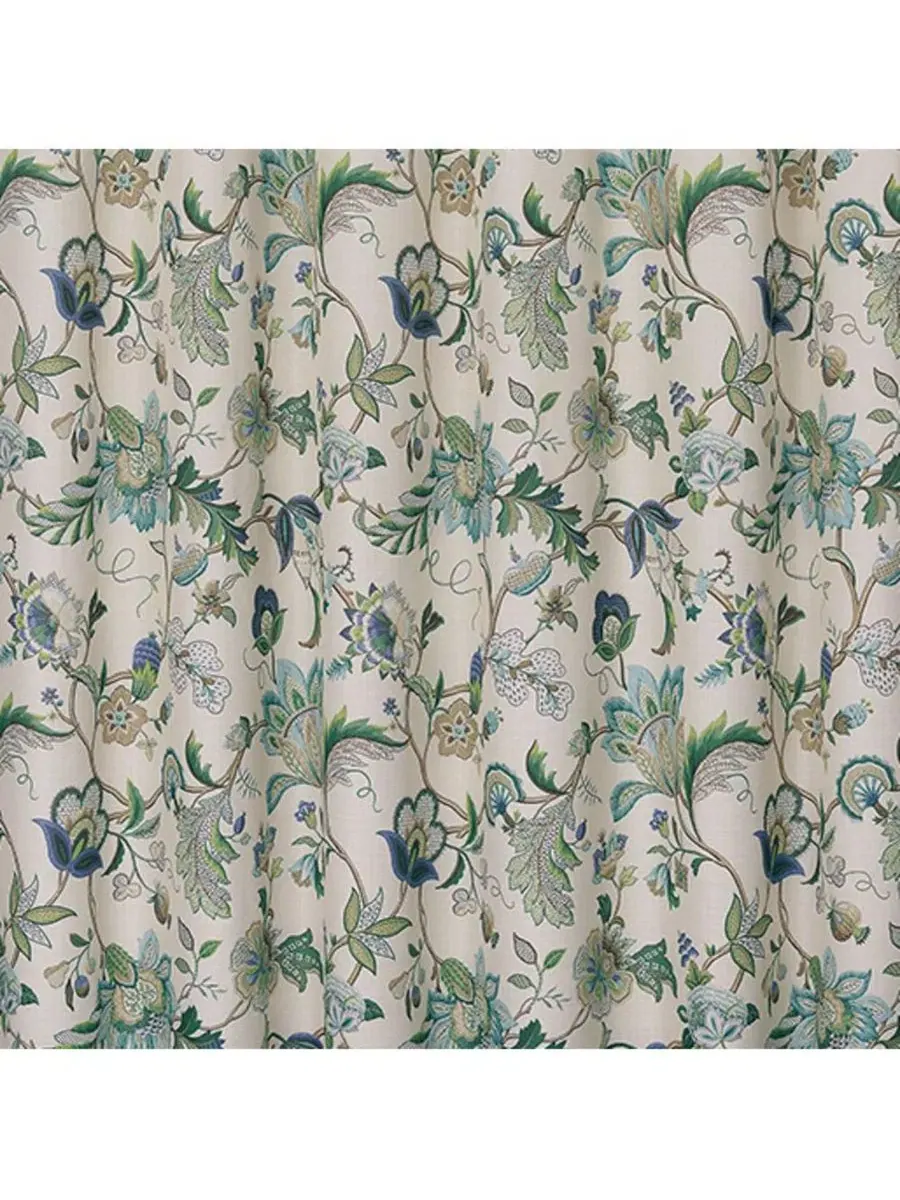 Шторка для ванной с цветочным принтом, 183x183 см, Brissac Classic Floral Design Buttonholes Ellis — изображение 3 из 3