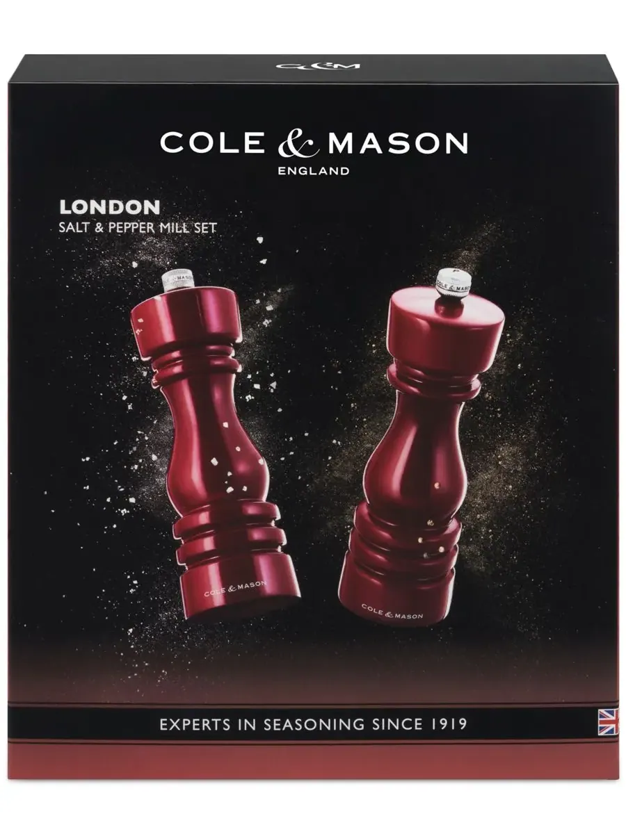 Подарочный набор деревянной мельницы для соли и перца Cole Mason London высотой 18 см Cole & Mason — изображение 2 из 6