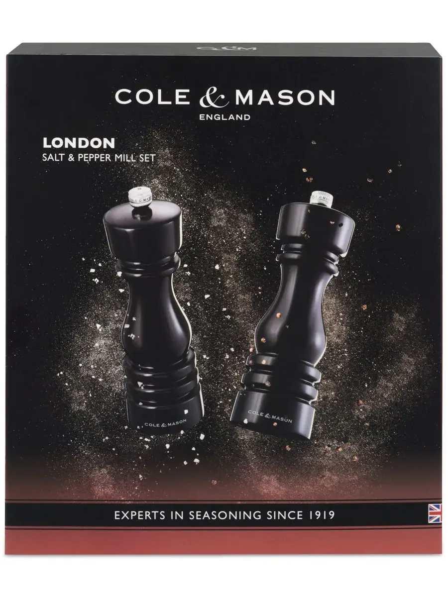 Подарочный набор деревянной мельницы для соли и перца Cole Mason London высотой 18 см Cole & Mason — изображение 5 из 6