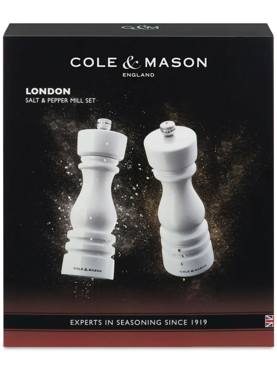 Подарочный набор деревянной мельницы для соли и перца Cole Mason London высотой 18 см Cole & Mason — изображение 2 из 5