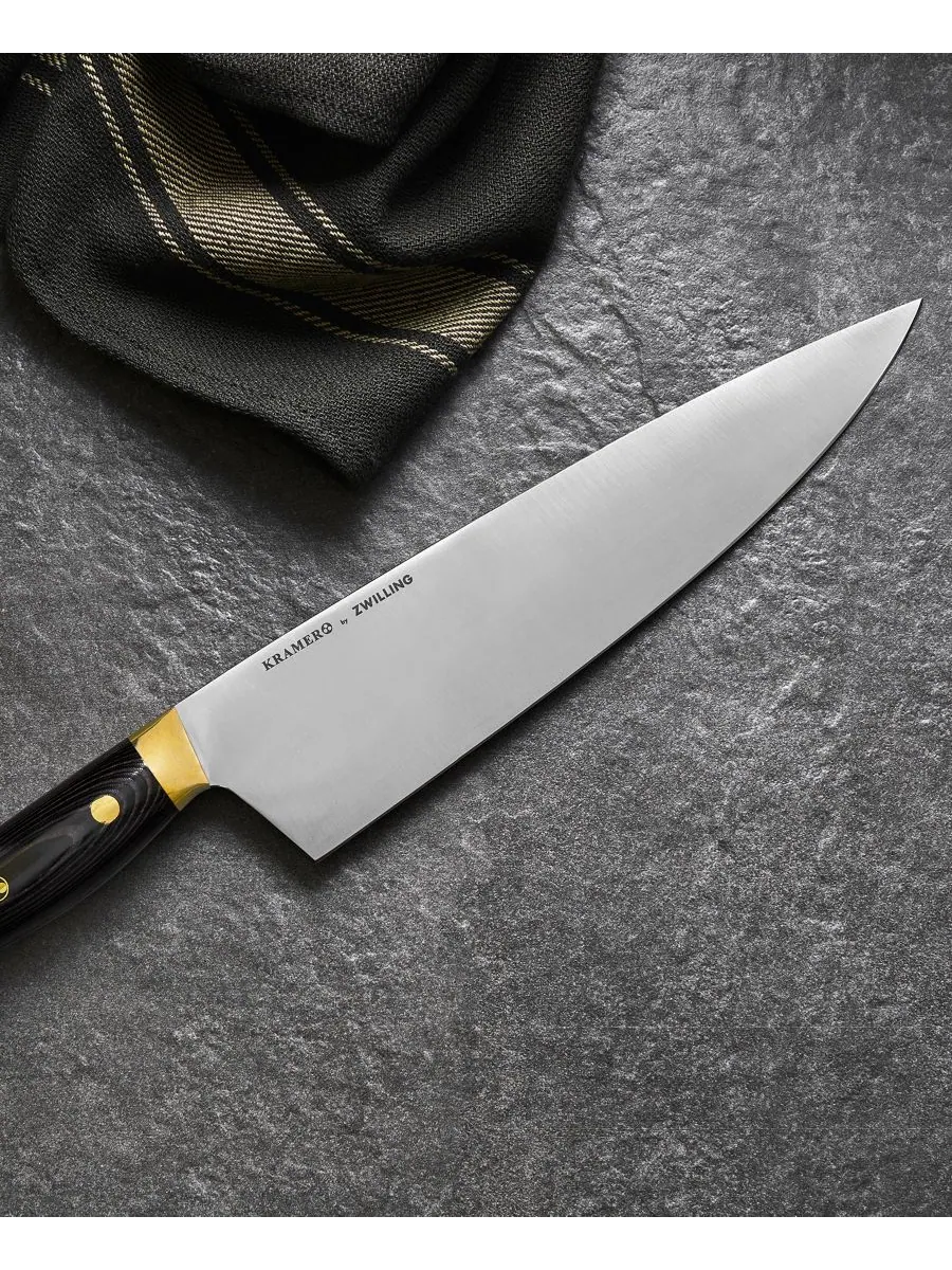 Поварской нож Bob Kramer Carbon 2.0, 10 дюймов ZWILLING — изображение 3 из 3, коричневый серебристый