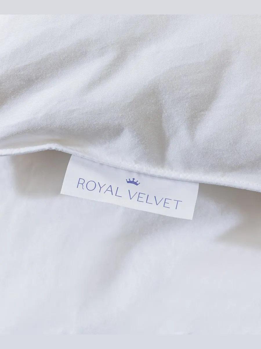 Royal Velvet Пуховые одеяла All Seasons белого цвета — изображение 8 из 9, белый