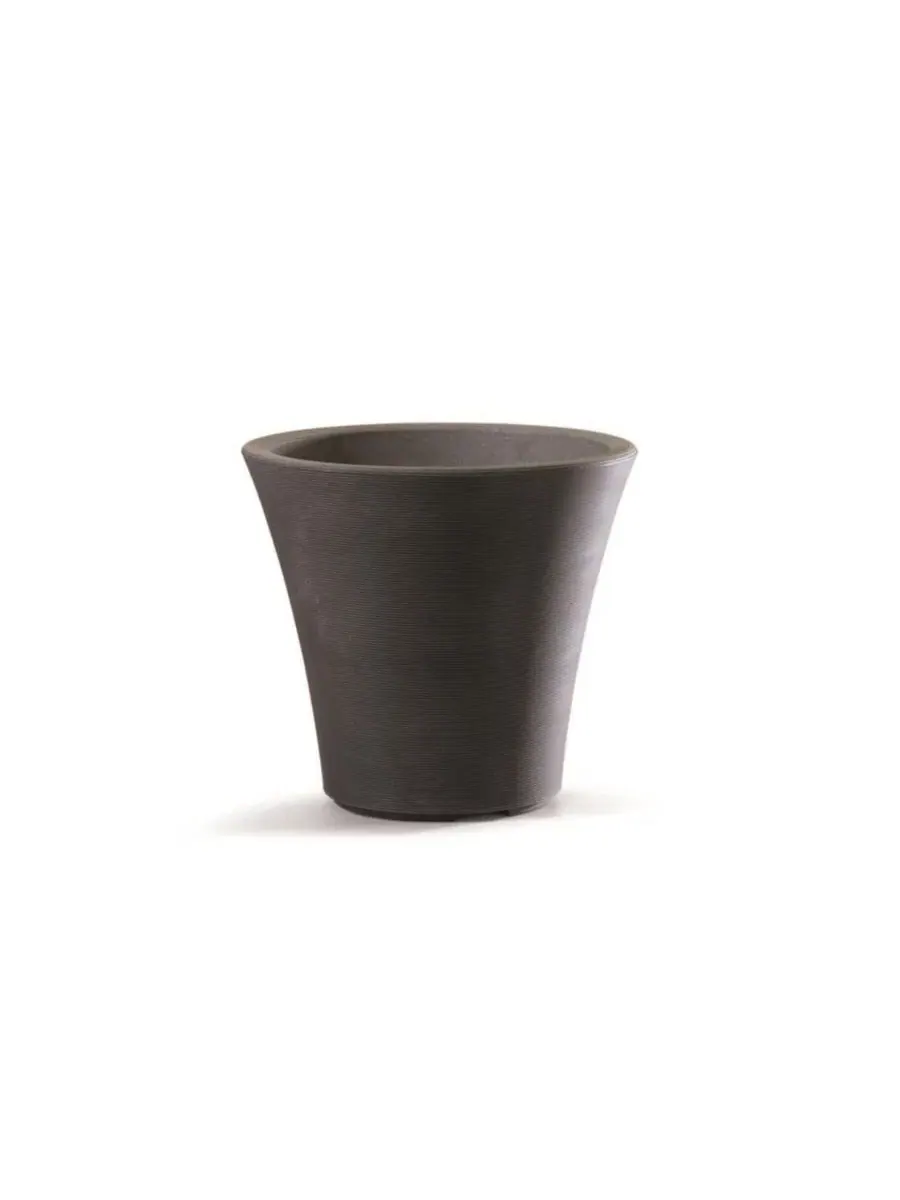 B08316S181 Пластиковый садовый горшок Pamploma, цвет капучино, 41 см Garden Elements — коричневый