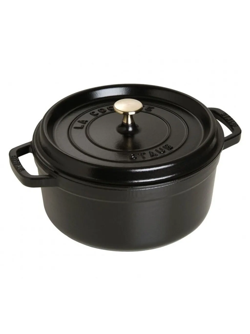 Круглая чугунная кокотница Staub, 24 см, 3.8 л