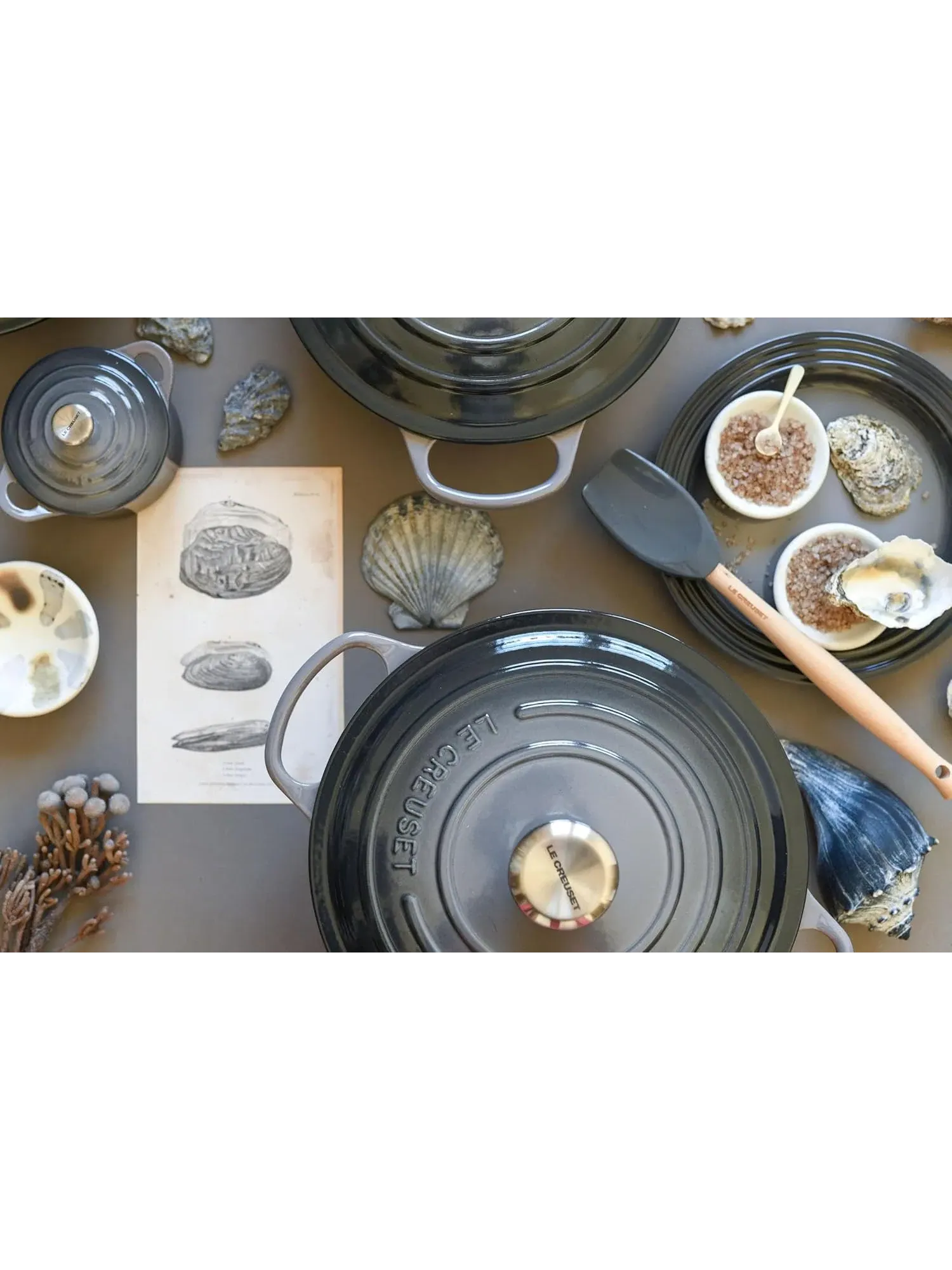 Набор чугунной эмалированной посуды Le Creuset Signature, 9 предметов — изображение 15 из 19, серый