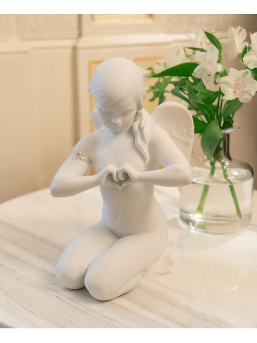 Коллекционная статуэтка Lladro, «Небесное сердце» Lladró — изображение 2 из 3, белый