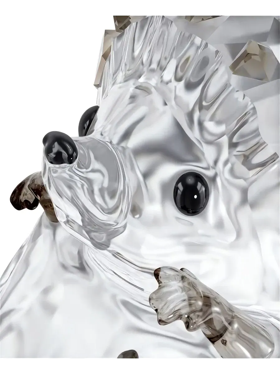 Фигурка ежа Idyllia Hedgehog Swarovski — изображение 2 из 4, прозрачный