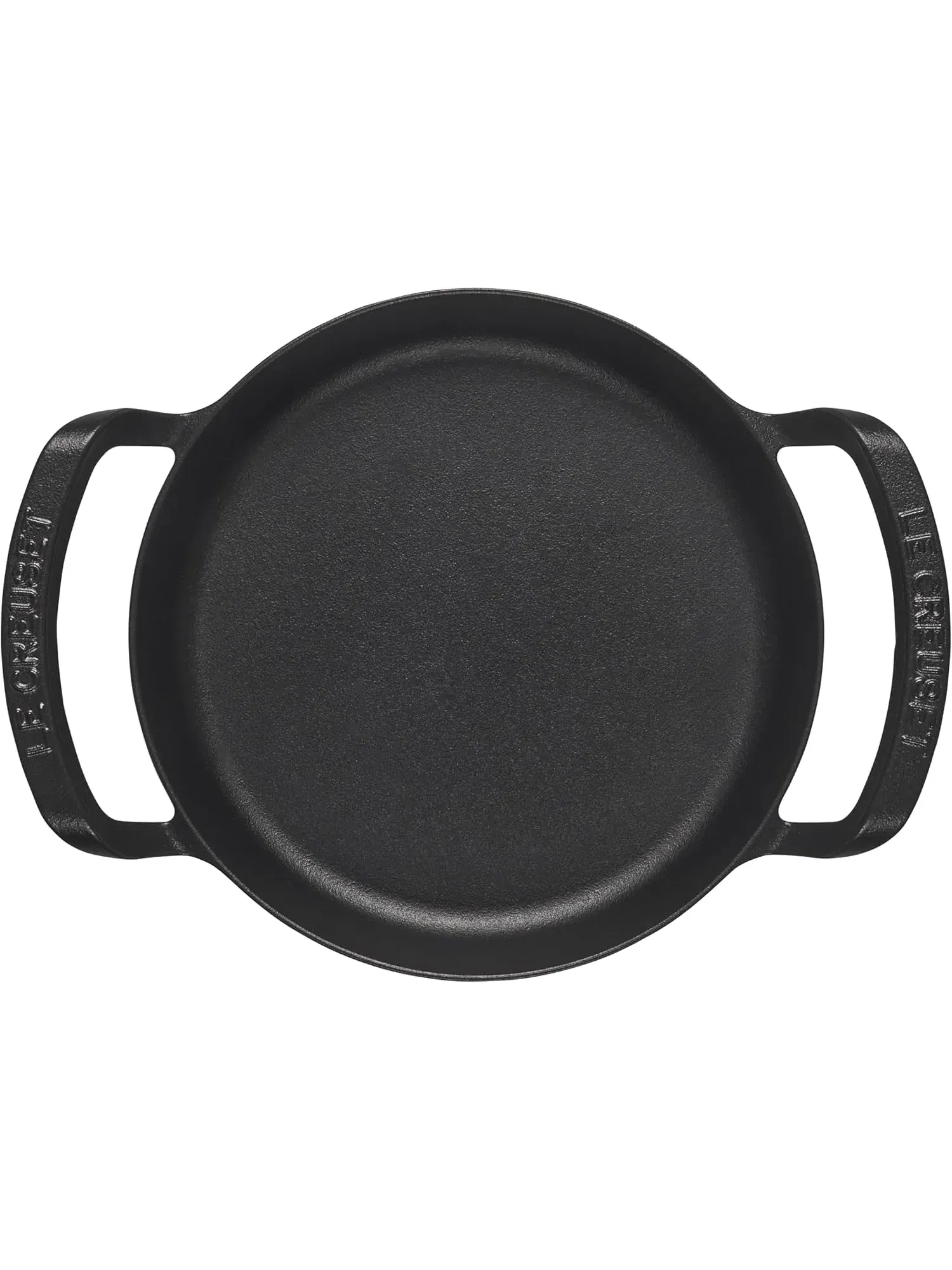 Круглая чугунная сковорода-гриль Le Creuset BBQ Outdoor Grill Pan Round, 25 см — изображение 3 из 8, черный