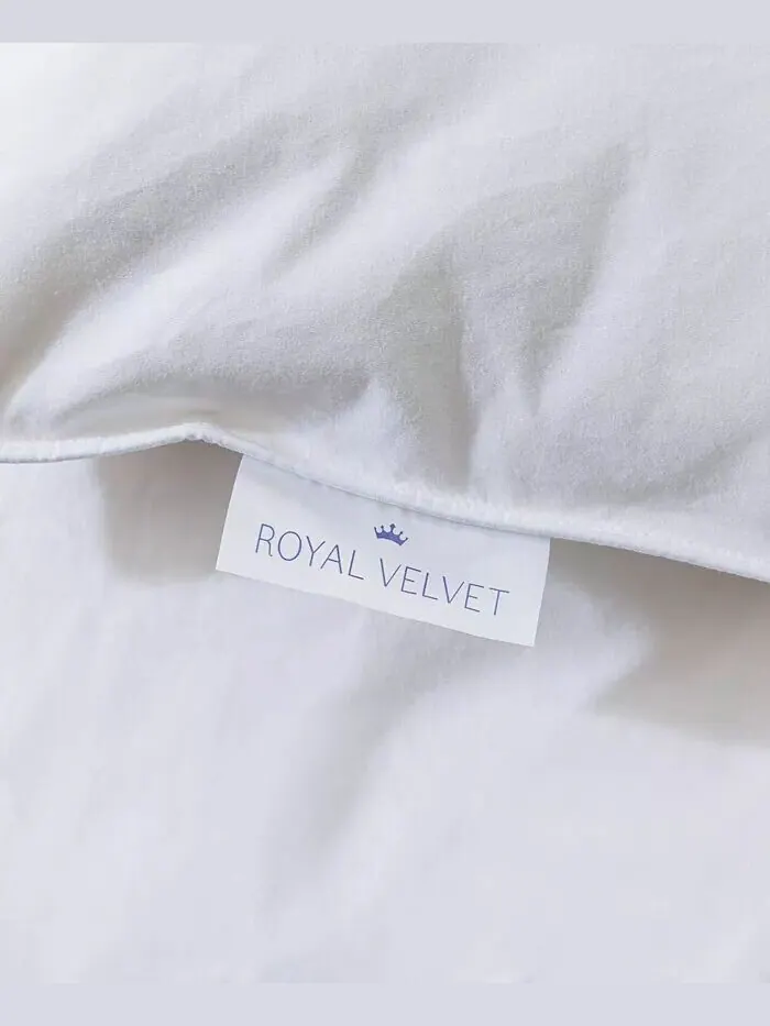 Тяжелое одеяло из нано-пуха и пера White Goose, размер Queen Royal Velvet — изображение 7 из 9, белый