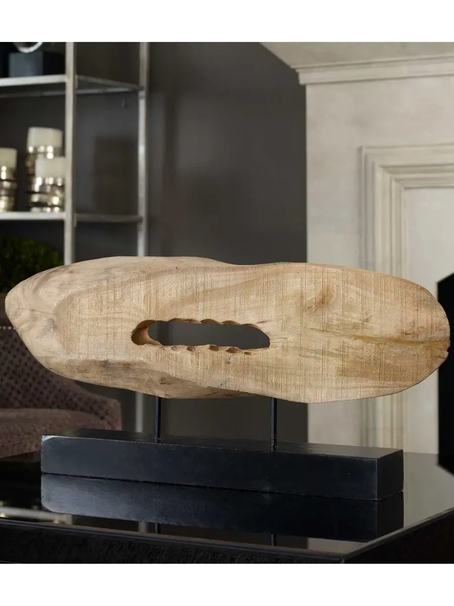 Скульптура из манго, 29 см, Paol Uttermost — изображение 2 из 3, черный