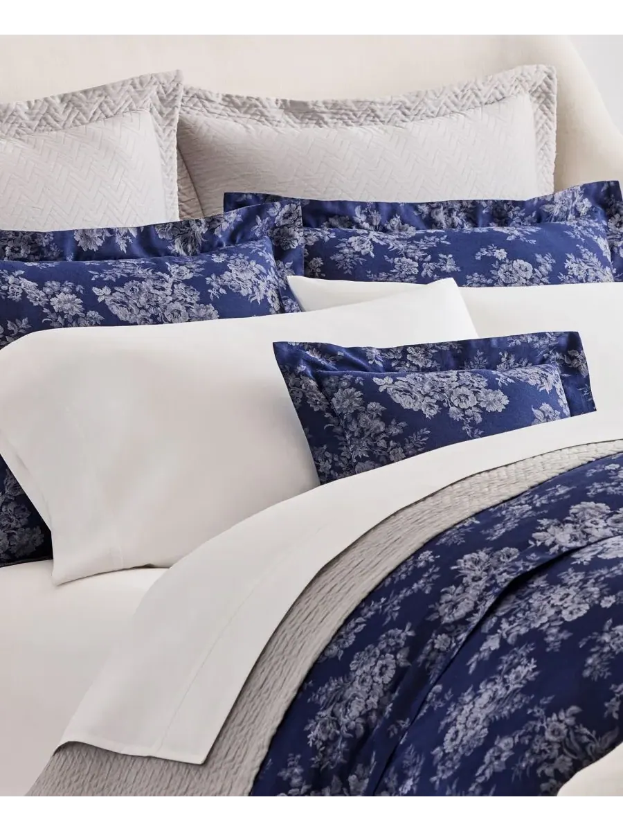 Пододеяльник Mya, размер Full/Queen Lauren Ralph Lauren — изображение 2 из 6, темно-синий