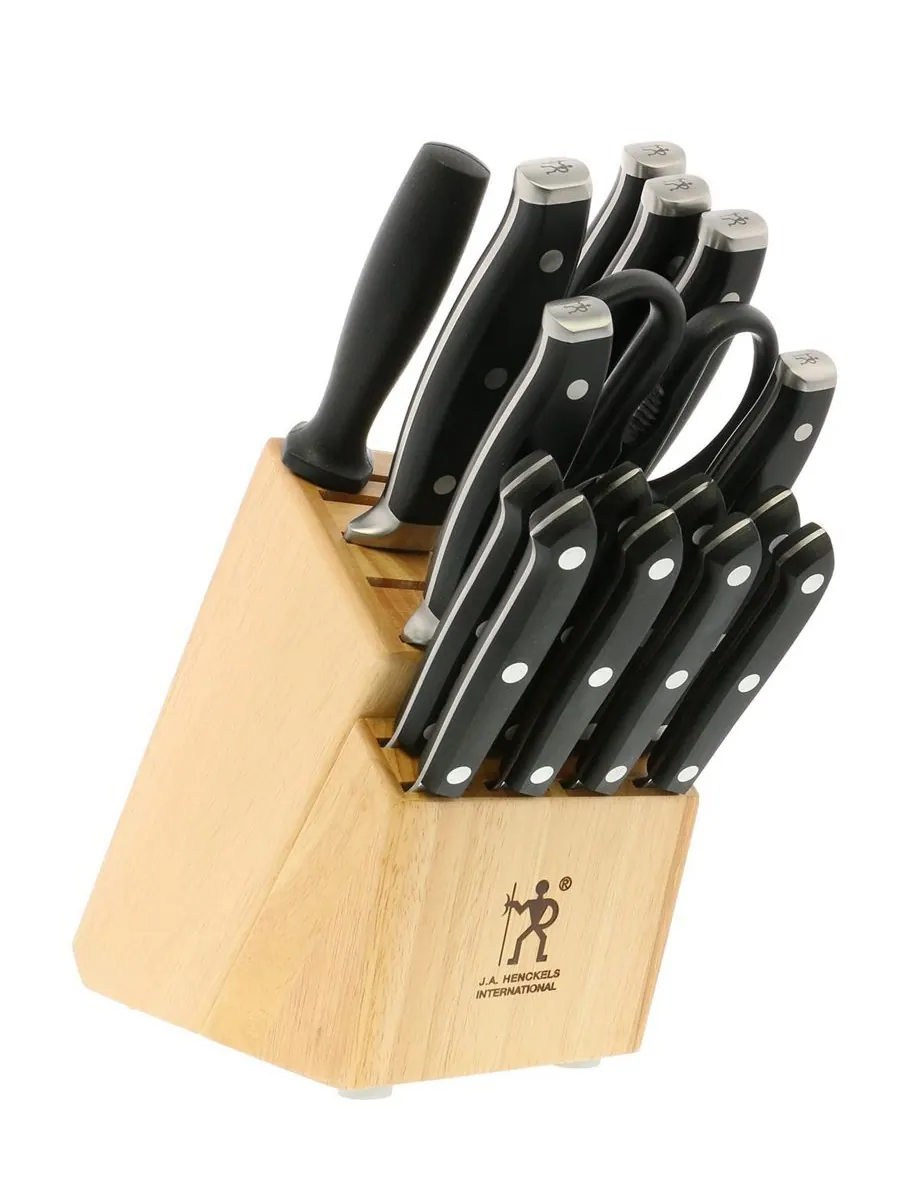 Набор ножей HENCKELS Forged Premio из 17 предметов с подставкой J.A. Henckels