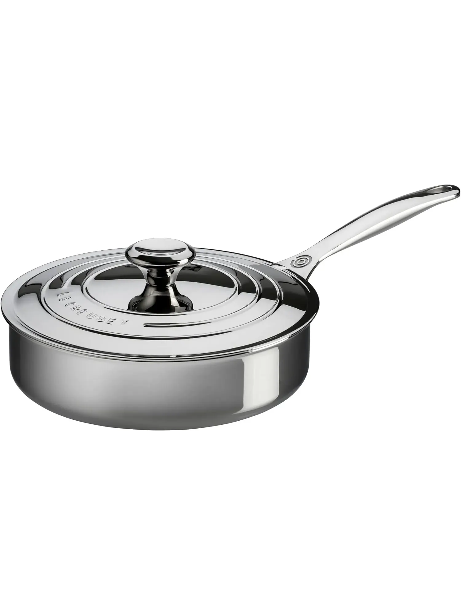 Набор посуды Le Creuset Tri-Ply Stainless Steel, 10 предметов — изображение 5 из 9, серебристый