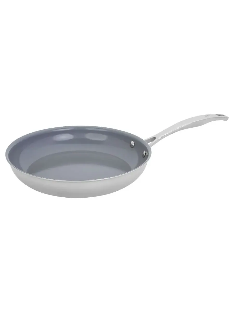 Набор из двух сковородок HENCKELS Clad H3 с керамическим антипригарным покрытием из нержавеющей — изображение 4 из 5