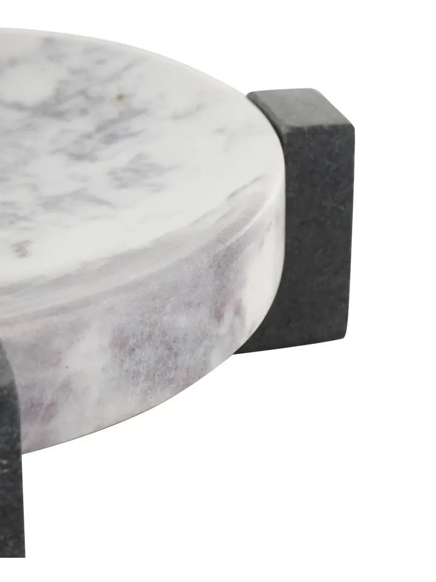 Декоративный поднос из мрамора Modern Tray Rosemary Lane — изображение 5 из 6, белый