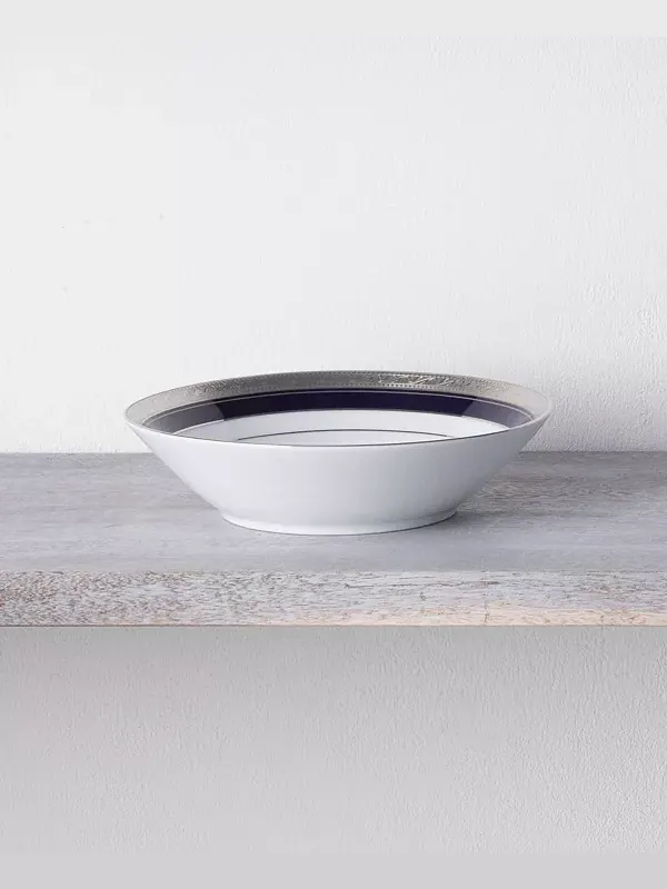 Набор из 4 суповых мисок Crestwood Cobalt Platinum, на 4 персоны Noritake — изображение 2 из 4, синий