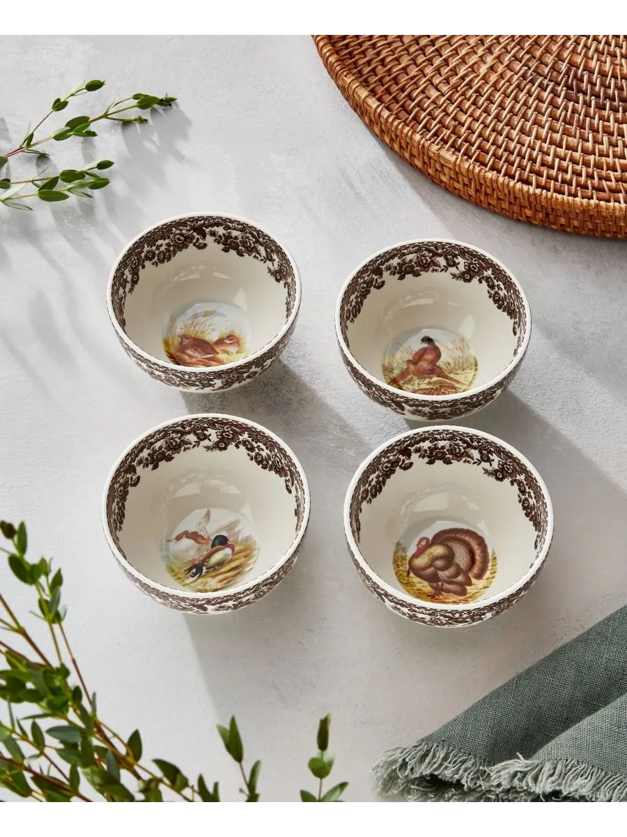 Набор из 4 мисок для соуса «Лесной» Spode — изображение 2 из 5, коричневый