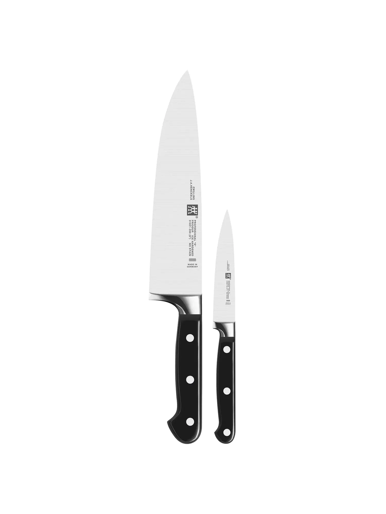 Набор кухонных ножей ZWILLING Professional S, 2 предмета, шеф-нож/овощной нож