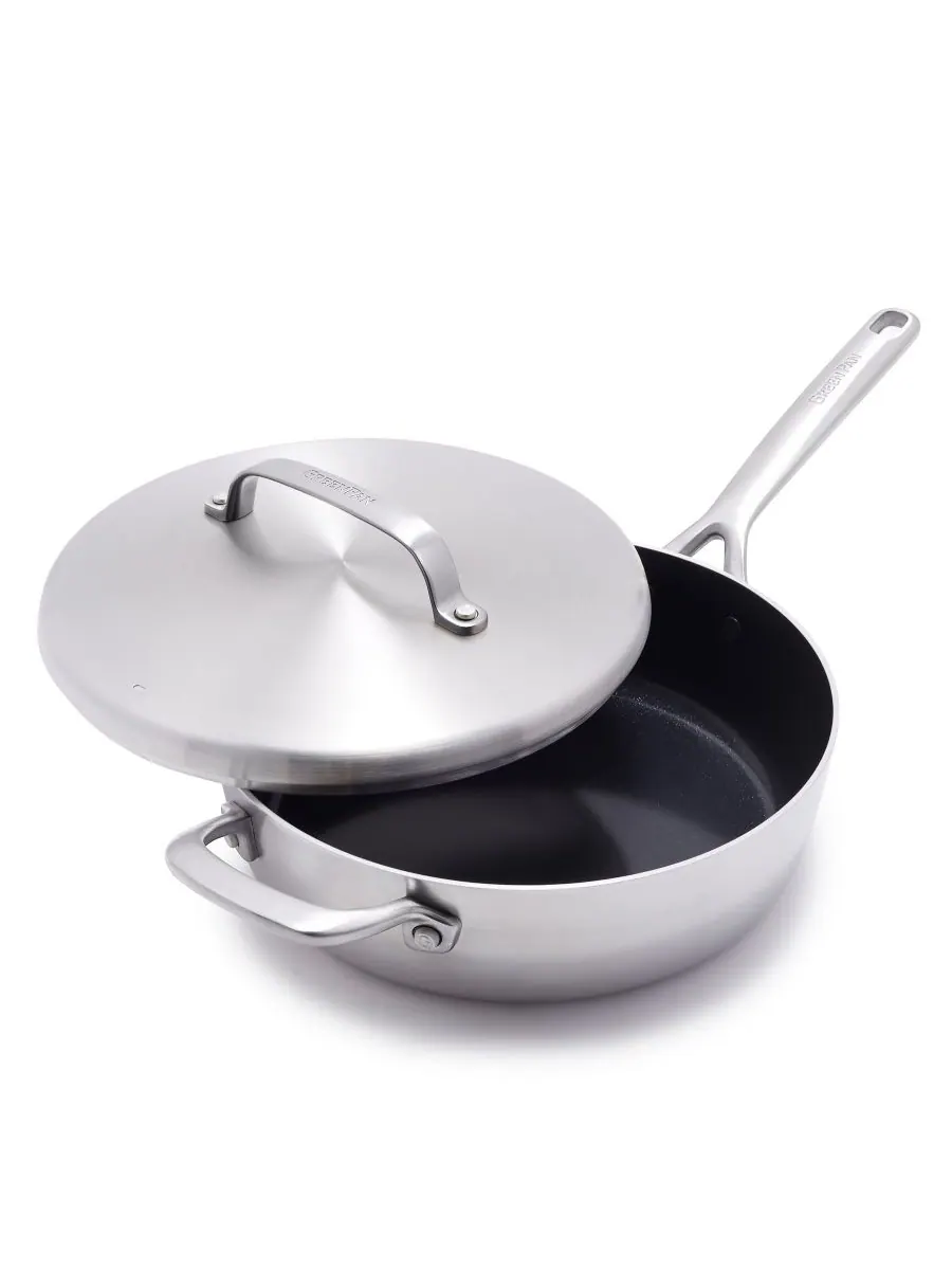 Сотейник с крышкой GreenPan GP5 Stainless Steel, 30 см