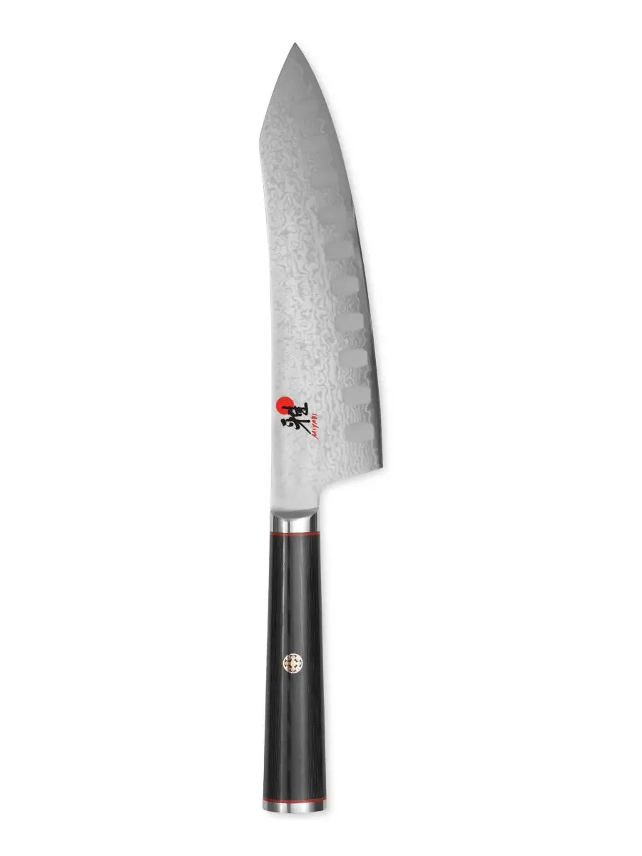 Нож Santoku Kaizen 18 см с качающейся рукояткой Miyabi