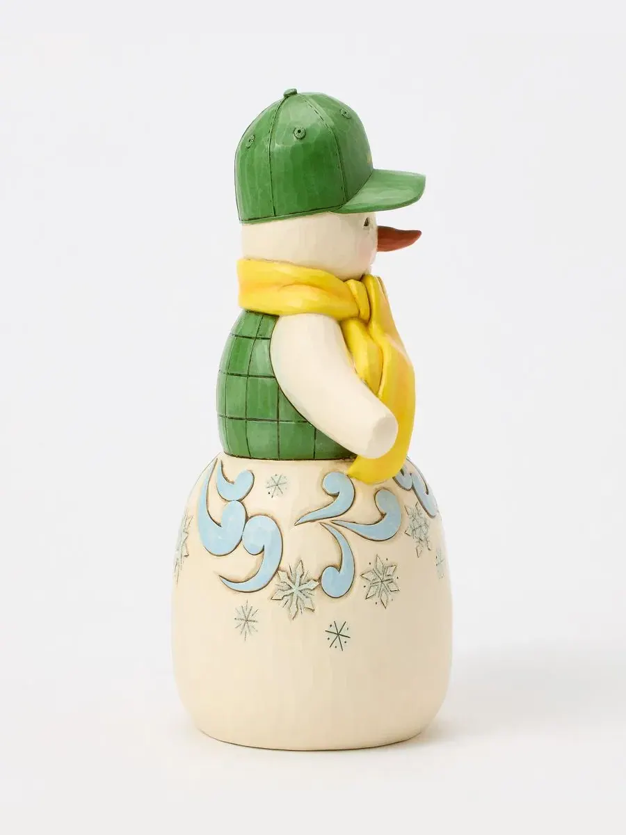 Фигурка снеговика John Deere Snowman In John Deere Hat Jim Shore — изображение 3 из 4, мульти
