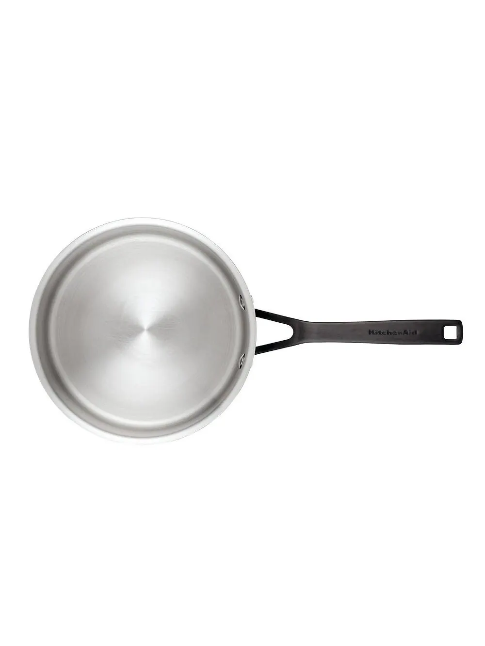 Ковш с крышкой KitchenAid 5-Ply Clad Stainless Steel, 2,8 л, Полированная сталь с черной ручкой — изображение 5 из 8