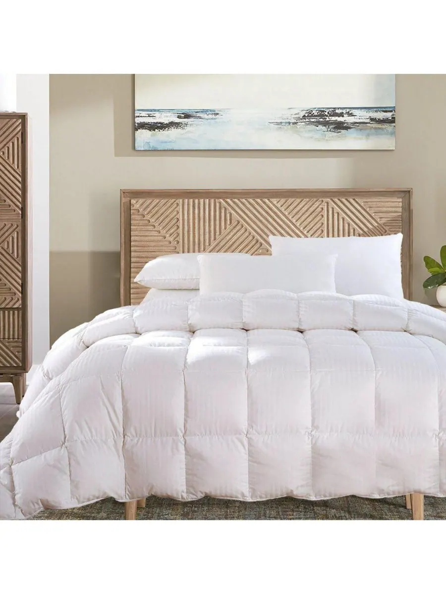 Легкое пуховое одеяло из египетского хлопка с дамасским узором Egyptian Linens