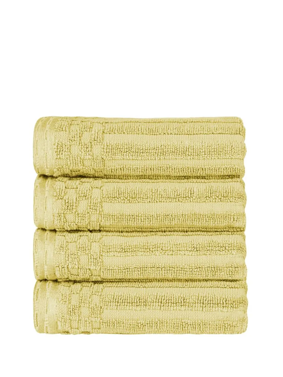 Набор из 4 хлопковых полотенец для рук Soho с клетчатым узором, 28 x 16 дюймов Superior