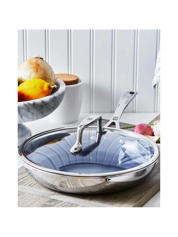 Сковорода Zwilling Clad CFX Ceramic, 24 см — изображение 2 из 6, серебряный