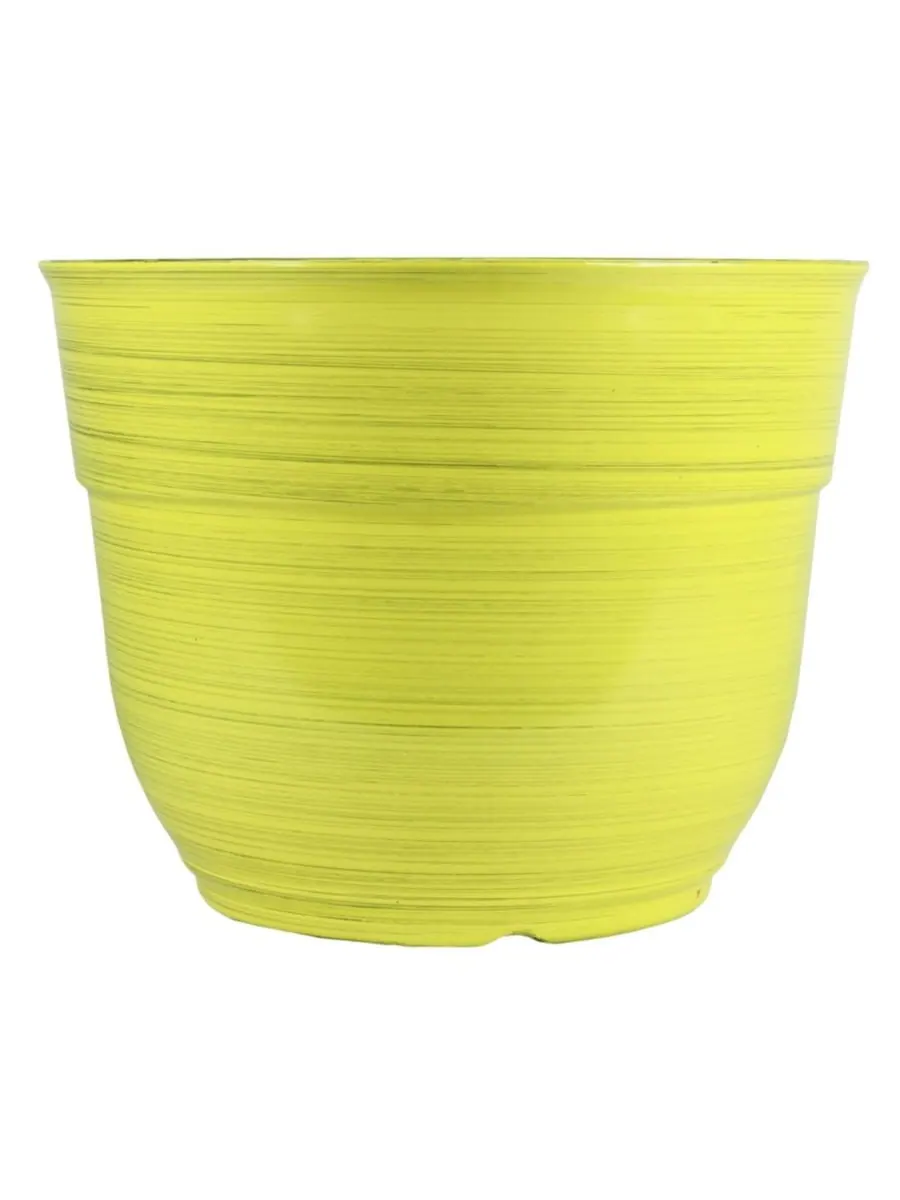 Garden Elements Большой пластиковый кашпо Happy с глазурованной матовой поверхностью