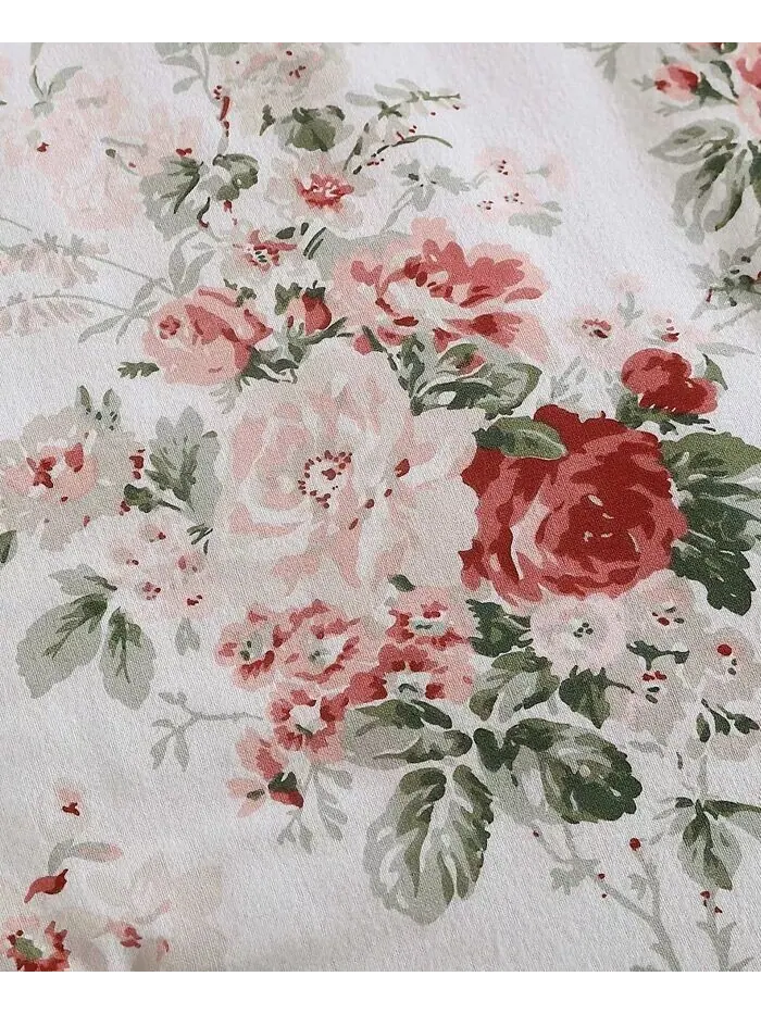 Комплект фланелевых одеял Ashfield из 2 предметов, Twin Laura Ashley — изображение 4 из 9, красный зеленый